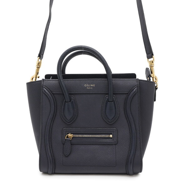 CELINE Navy Shoulder Bag - Picture 1 of 16